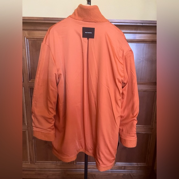 Marimekko Aho Coat Wool Boucle Orange Size L - Picture 14 of 16